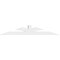 Ekena Millwork Richland Architectural Grade PVC Gable Bracket, 72"W x 12"H x 4"D x 4"F, 4/12 Pitch GBP072X12X0404RIC00 - alternate 3